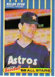 1988 Fleer Baseball All-Stars Baseball Cards   034      Nolan Ryan